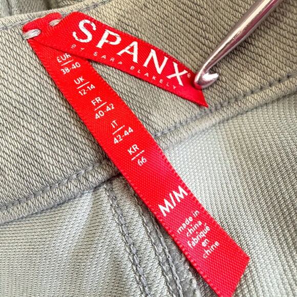 SPANX Camo Jeggings Slim Fit Ankle Leggings Pull On Size M Stone Washed Stretchy - Picture 15 of 16